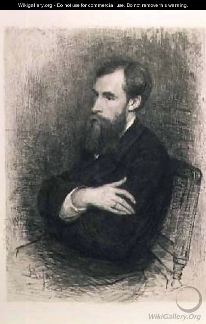 Portrait of Pavel Mikhailovich Tretyakov 1832-98 1894 - Vasily Vasilievich Mate