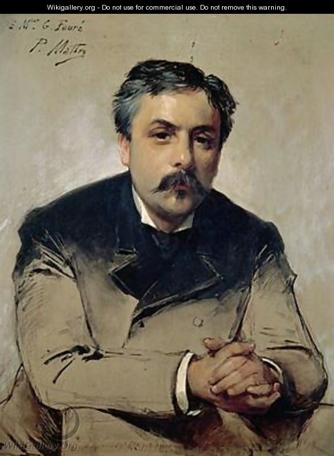 Portrait of Gabriel Faure 1845-1924 - Paul Mathey