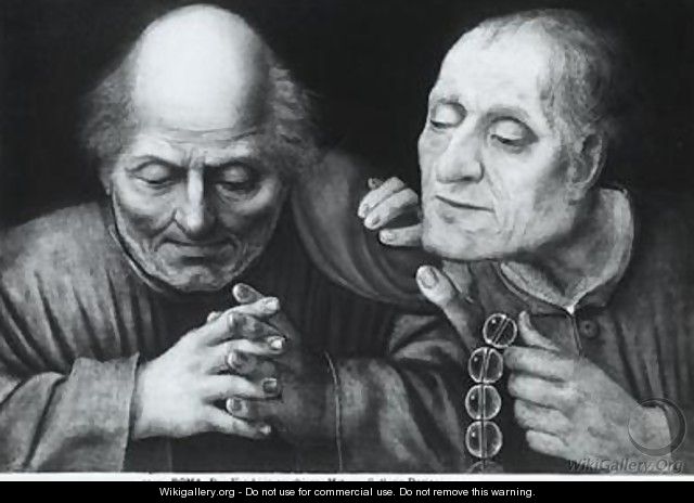 Two Monks in Prayer - Jan Massys