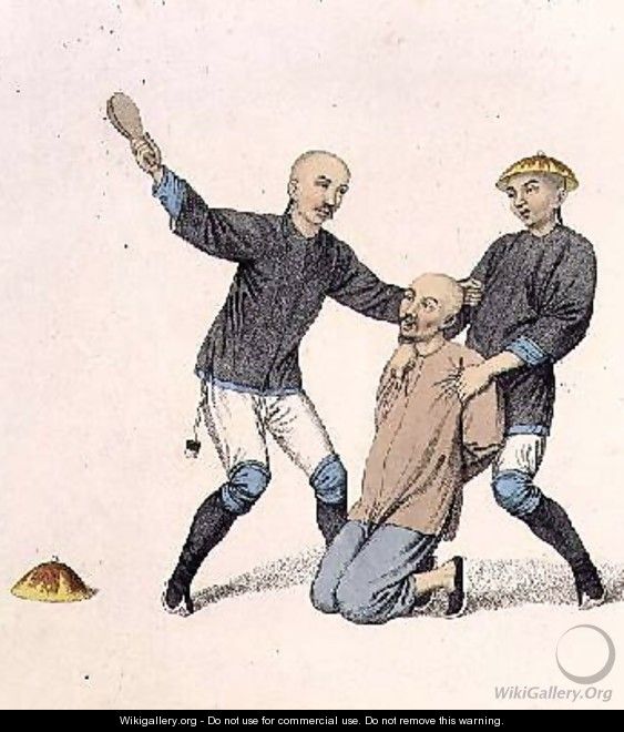 Punishing a Boatman - (after) Mason, Major George Henry