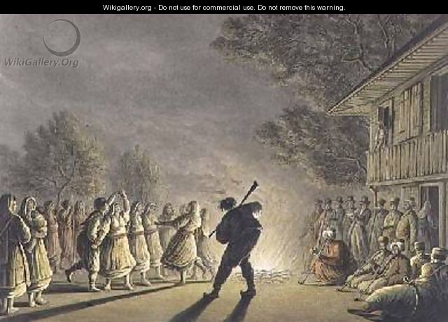 The Dance of the Bulgarian Peasants - Luigi Mayer