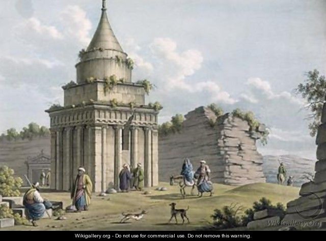 The Tomb of Absalom Jerusalem - Luigi Mayer