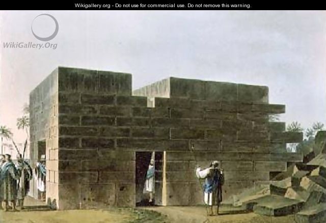 Temple of Jupiter Ammon in Libya plate 70 from Views in the Ottoman Dominions - Luigi Mayer