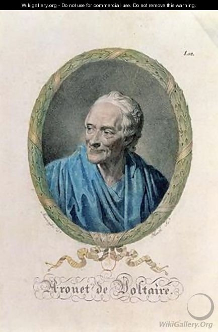 Francois Marie Arouet de Voltaire 1694-1778 - Jean Baptiste Mauzaisse
