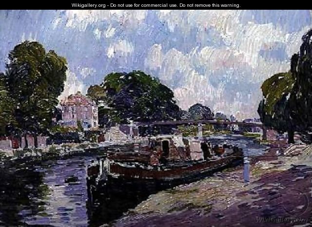 The Canal Boat Bougival - Paul Mathieu