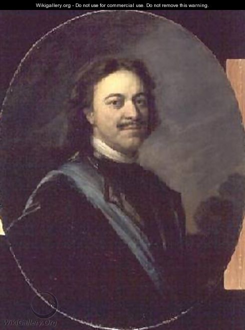 Portrait of Peter I after 1725 - Andrei Matveyev