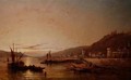 Fishing Boats at Sunset - James Edwin Meadows