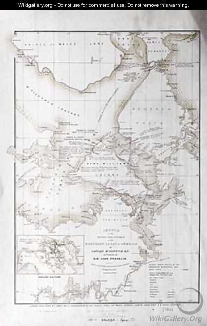 Sketch of the recent discoveries on the northern coast of America made during the search of Sir John Franklin - R.N. McClintock