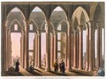 Josephs Hall in the Castle of Cairo plate 31 from Views in Egypt - Luigi Mayer