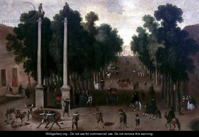 A Market Square in Seville 1650 - Juan Bautista Martinez del Mazo