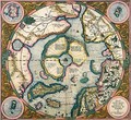 Septentrionalium terrarum descriptio map of the Arctic 1595 - Gerard Mercator