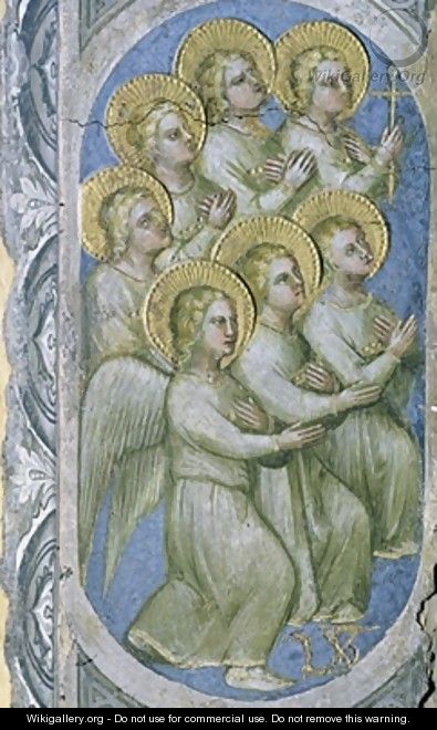 The Seven Angels of the Apocalypse Receive the Seven Flasks 1360-70 - Giusto di Giovanni de