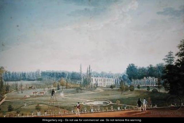 Chateau and Park of Ris-Orangis 1811 - Anton Ignaz Melling