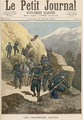 Mountain Infantrymen from Le Petit Journal 21st March 1891 - Fortune Louis Meaulle