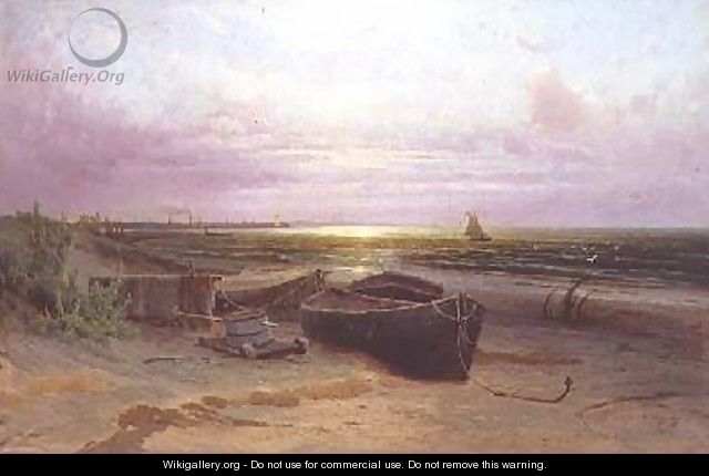 Beach at Narva Bay 1890 - Arseniy Ivanovich Meshchersky