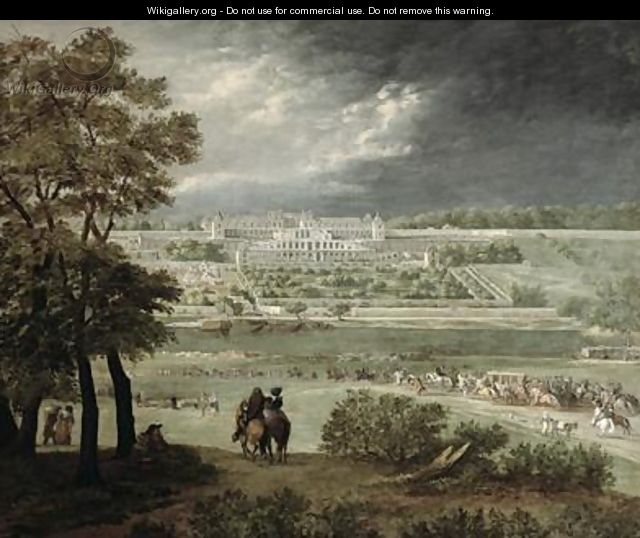 ChateauNeuf de St GermainenLaye in 1655 - Adam Frans van der Meulen