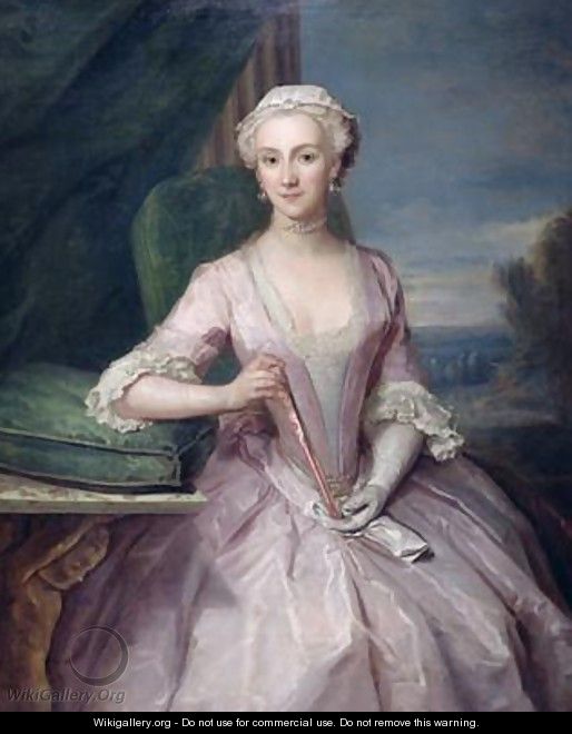 Portrait of Mrs Shakespeare 1739 - Philipe Mercier
