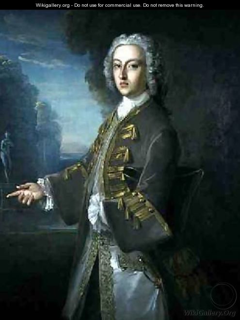 Portrait of Cosmo George 3rd Duke of Gordon - Philipe Mercier