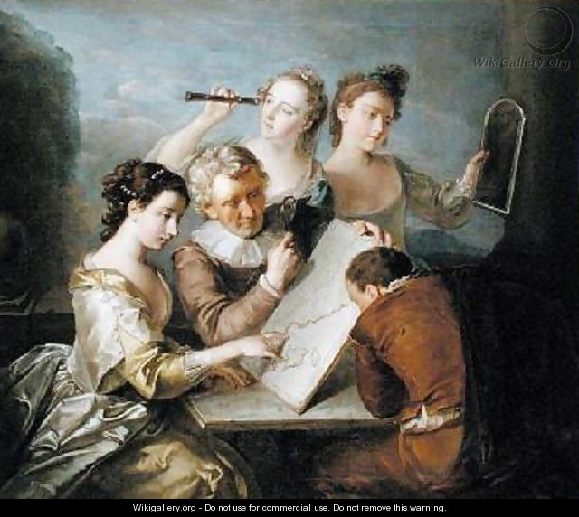 The Sense of Sight 1744-47 - Philipe Mercier