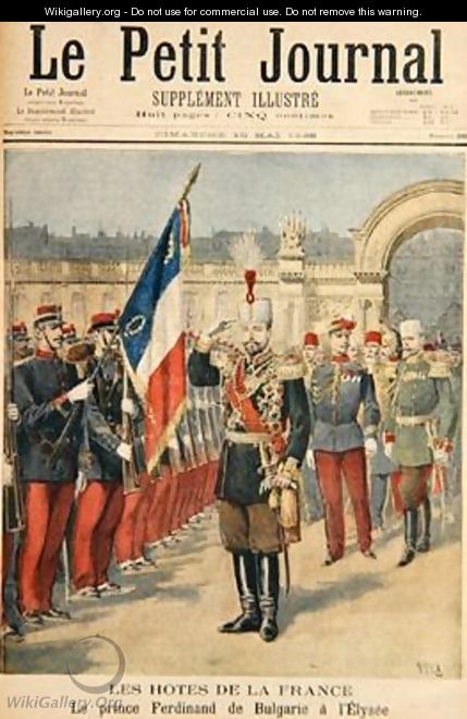 Prince Ferdinand 1861-1 illustration from Le Petit Journal 10 May 1896 - Henri Meyer