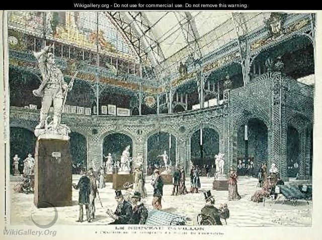 The New Sculpture Pavilion at the Palais de lIndustrie from Le Petit Journal 21st May 1892 - Henri Meyer