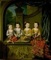 Portrait of the daughters of Sir Matthew Decker Bt 1718 - Jan Van Meyer