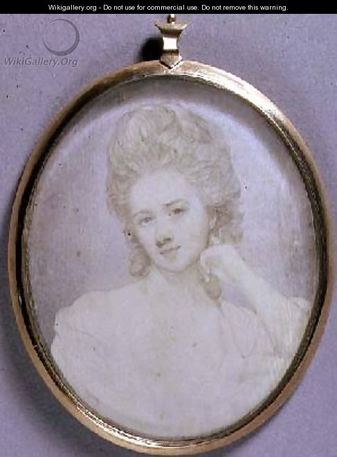 Portrait Miniature of Georgiana Duchess of Devonshire 1775 - Jeremiah Meyer
