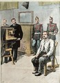 Professor Bertillon photographing Georges Henri Sautton, murderer of Louis Martin at Choisy-le-Roi illustration from Le Petit Journal May 1899 - (after) Meyer, Hans