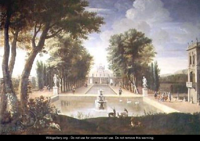 View of a Palace - Adam Frans van der Meulen