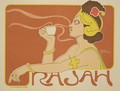 Reproduction of a poster advertising the Cafe Rajah 1897 - Henri Georges Jean Isidore Meunier