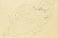 Liegende - Gustav Klimt