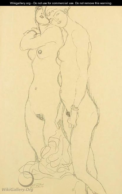 Zwei Freundinnen - Gustav Klimt