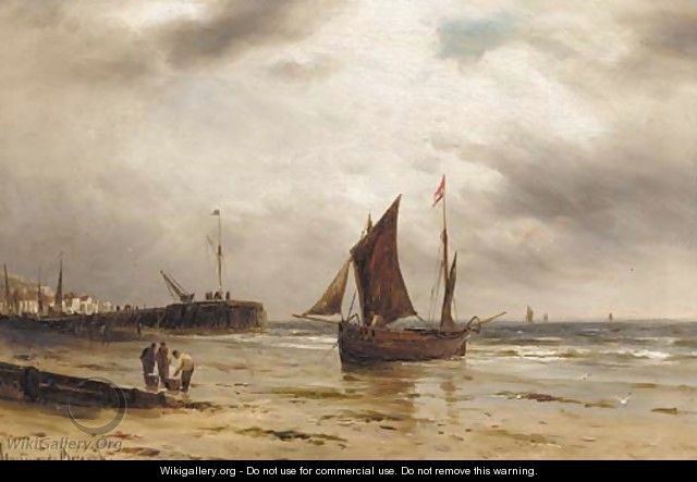 Sorting the catch - Gustave de Breanski