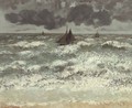 La Vague (aux trois barques) - Gustave Courbet