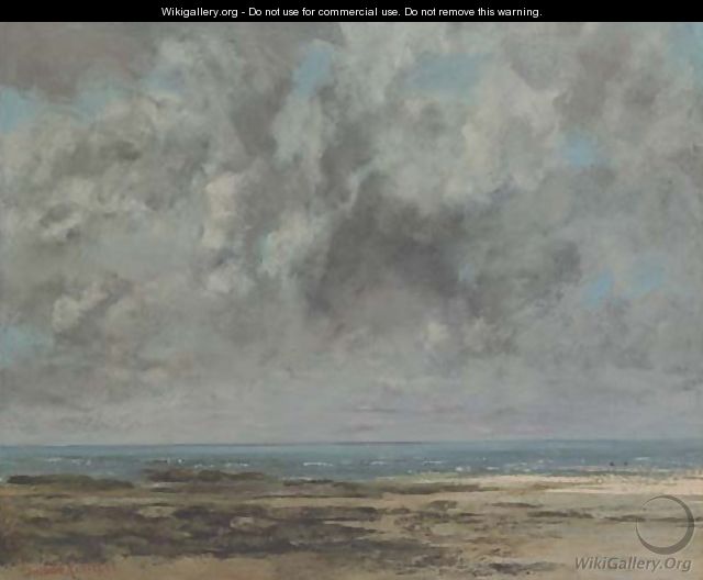 La Plage de Saint-Aubin - Gustave Courbet