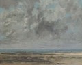 La Plage de Saint-Aubin - Gustave Courbet
