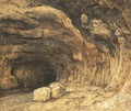 La grotte humide - Gustave Courbet