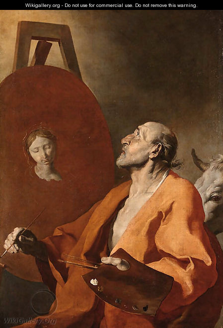 Saint Luke painting the Virgin - Giuseppe Antonio Petrini