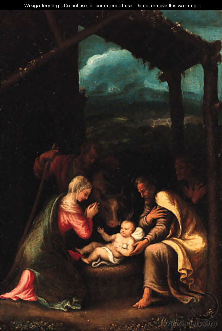 The Nativity - Giulio Romano (Orbetto)