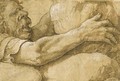 A giant clutching a rock - Giulio Romano (Orbetto)