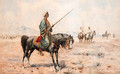 Horsemen guarding an Encampment - Giuseppe Gabani