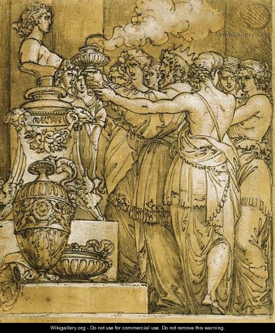 Solomon sacrificing to the idols - Giuseppe Cades