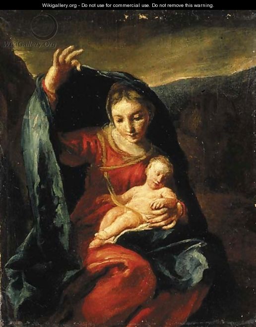 The Madonna and Child - Giuseppe Maria Crespi