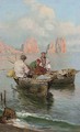 Fishermen before I Faraglioni, Capri - Giuseppe Giardiello
