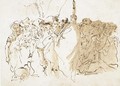 Study of a crowd - Giovanni Domenico Tiepolo