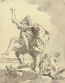 Hercules and Antaeus 6 - Giovanni Domenico Tiepolo