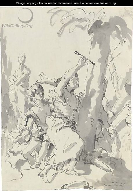 Angelica and Medoro - Giovanni Domenico Tiepolo