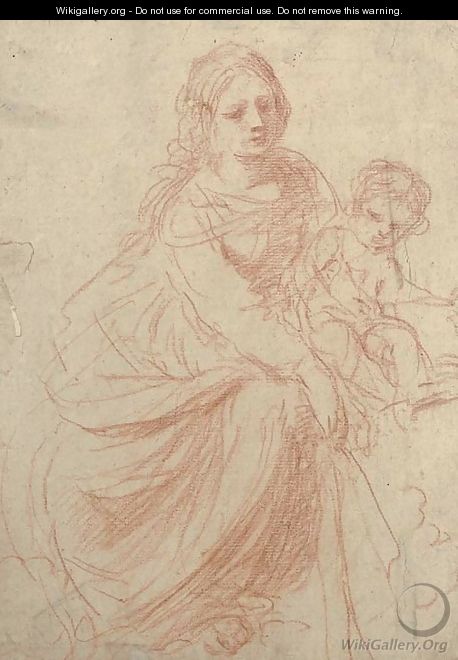 The Madonna and Child - Giovanni Francesco Guercino (BARBIERI)