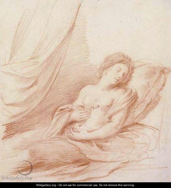 Cleopatra bitten by the asp - Giovanni Francesco Guercino (BARBIERI)