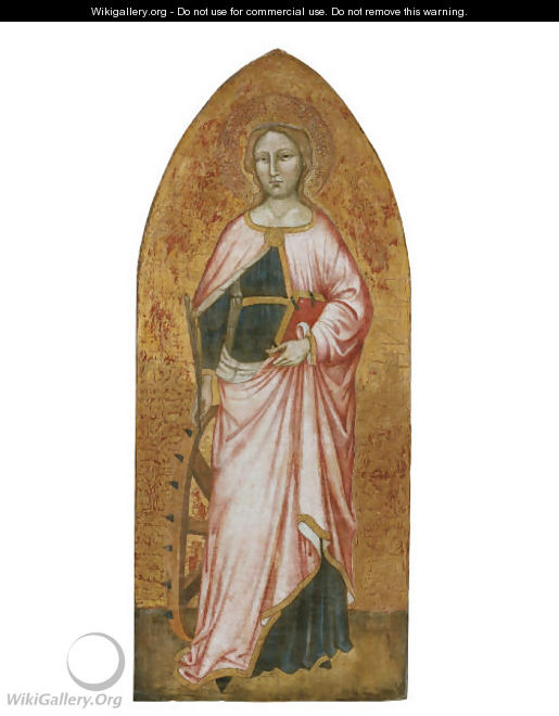 Saint Catherine - di Simone da Lucca Giuliano